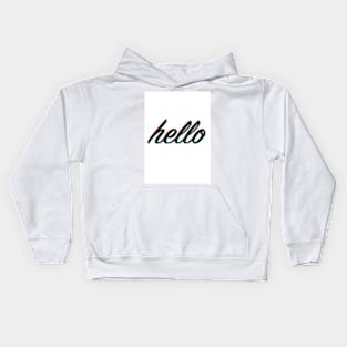 hello Kids Hoodie